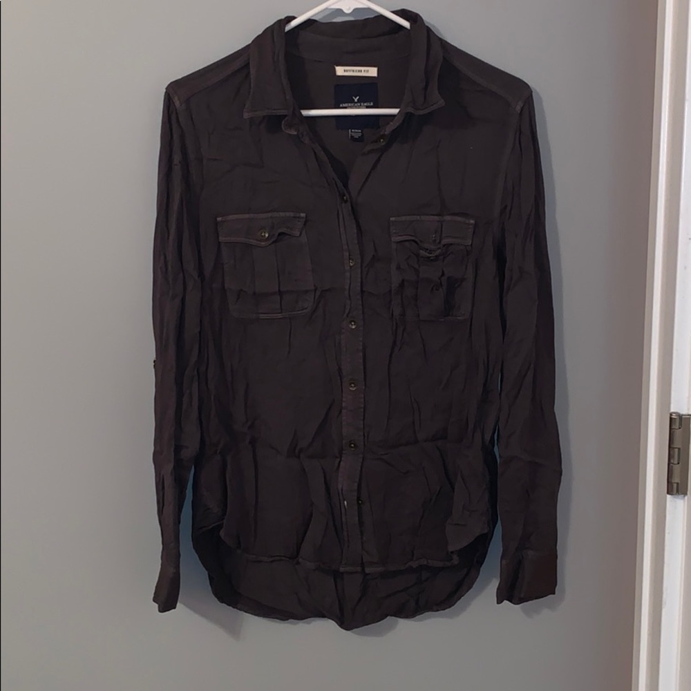 American Eagle button up flannel